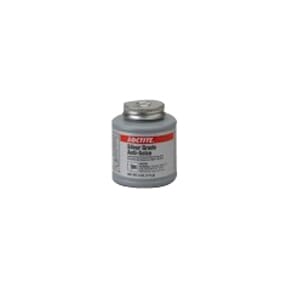 Loctite® 199012 lb 8150™ 1-Part Heavy Duty Anti-Seize Lubricant, 8 oz Brush-In Cap Bottle, Paste Form, Silver, 1.25